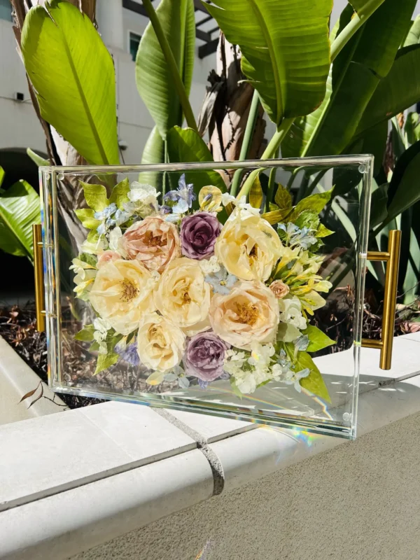 Acrylic Trays-Filled, Full Flowers