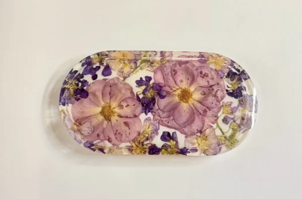 Mixed Purple Rose + Stock Jewelry Tray