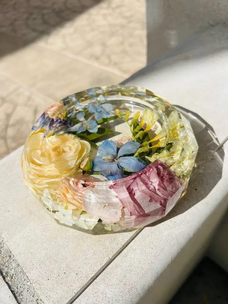 Faceted Edge Trinket Dish/Jewelry Tray