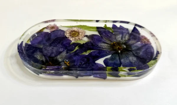 Deep Purple Lisiantha Jewelry Tray