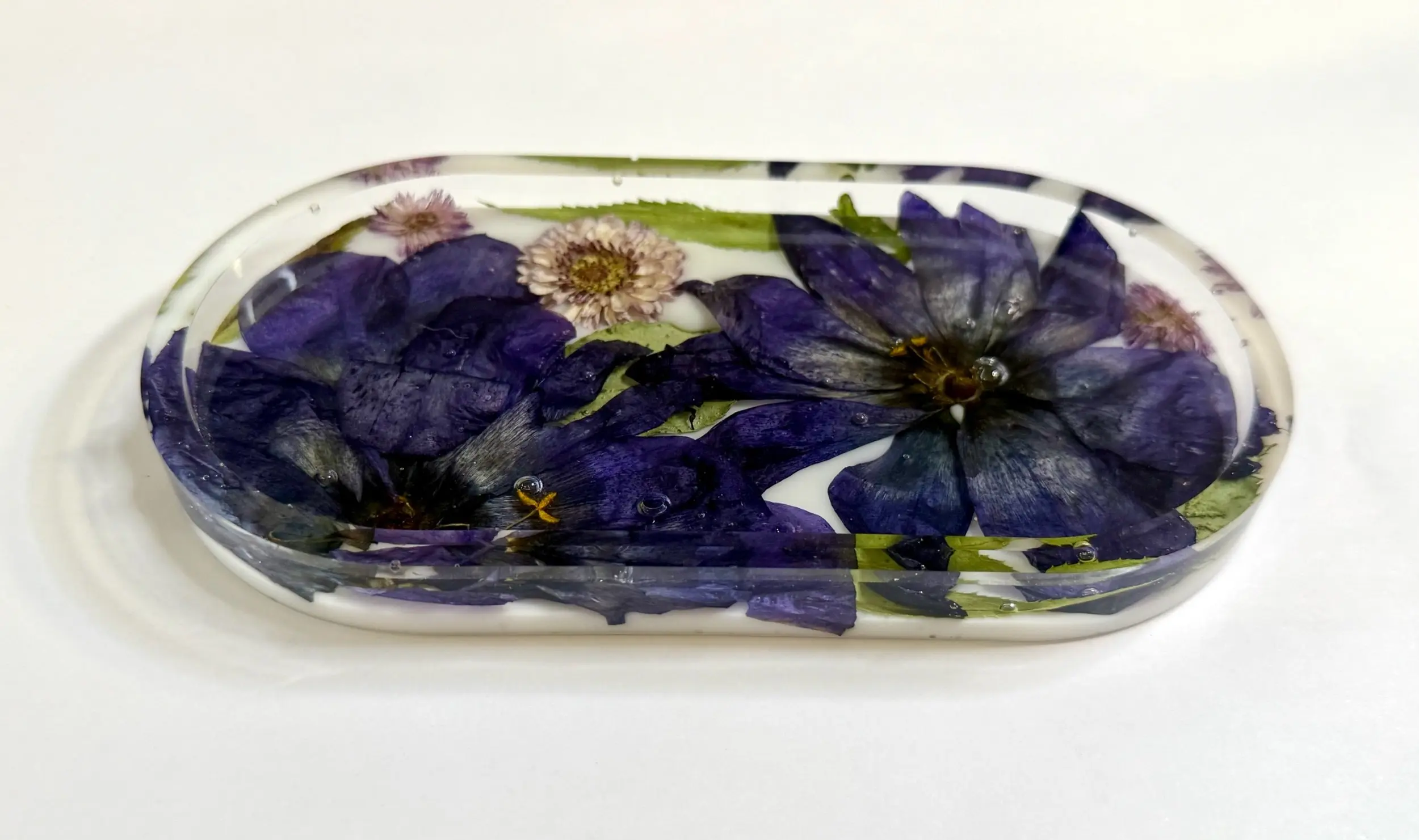 Deep Purple Lisiantha Jewelry Tray