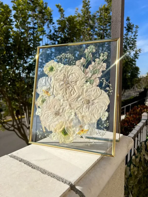 Gold Free Standing Pressed Frame