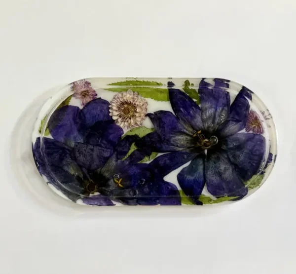Deep Purple Lisiantha Jewelry Tray