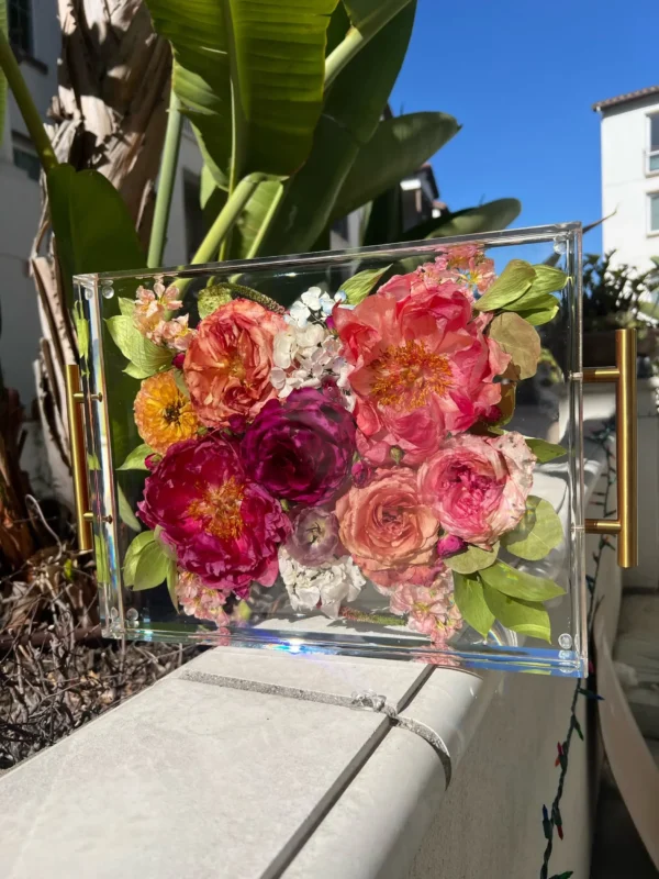 Acrylic Trays-Filled, Full Flowers
