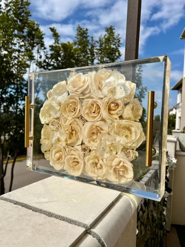 Acrylic Trays-Filled, Full Flowers