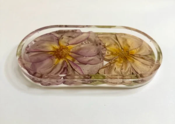 PurpleApricot Rose Jewelry Tray
