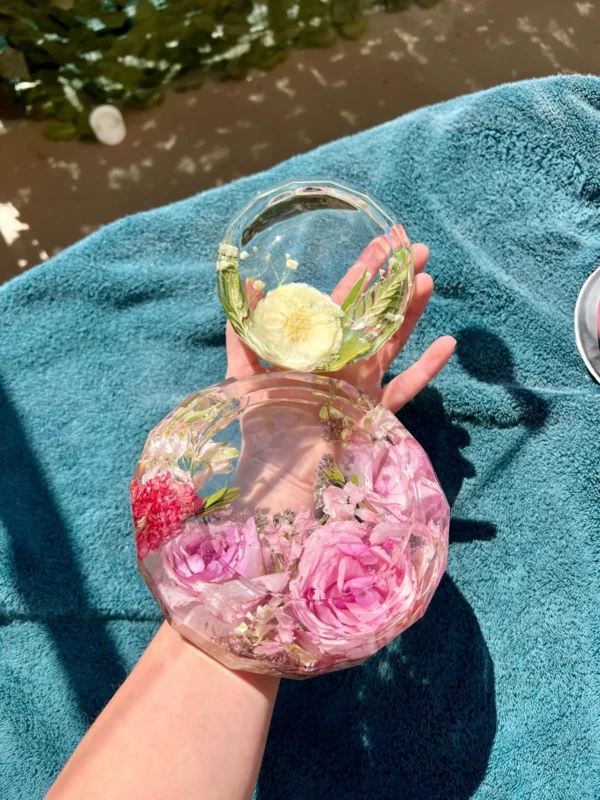 Faceted Edge Trinket Dish/Jewelry Tray