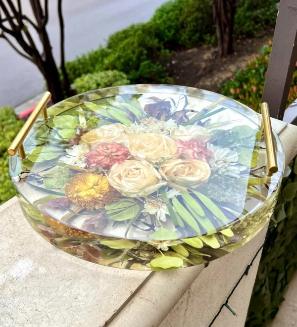 Circle Resin Trays