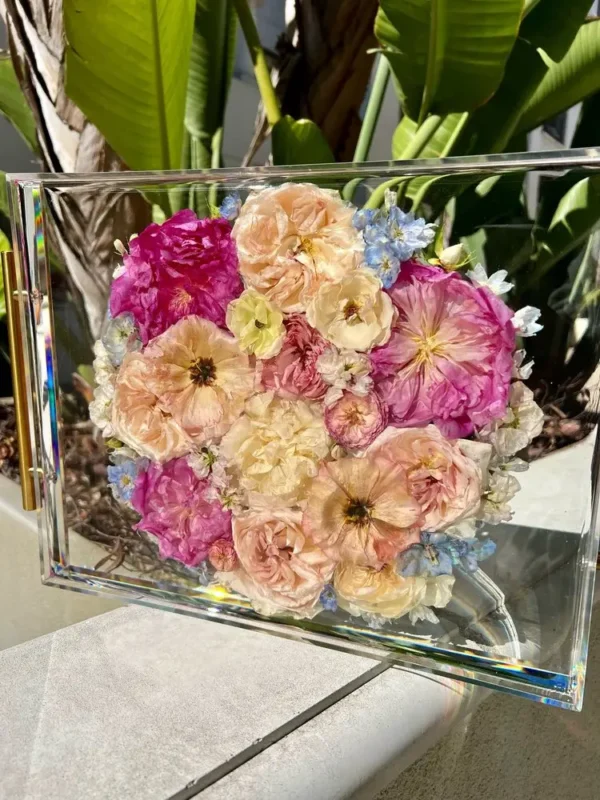 Acrylic Trays-Filled, Full Flowers